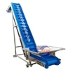 Food Grade PU Belt Lifting Conveyor For Apparel Automotive Bakery Beverage Candy Confection