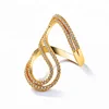 Hot Selling CZ Setting 925 Silver S Letter Ring For Women