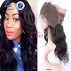 Aliexpress Brazilian Hair Frontal 100% Unprocessed Virgin Human 360 Lace Frontal With Natural Hair Line