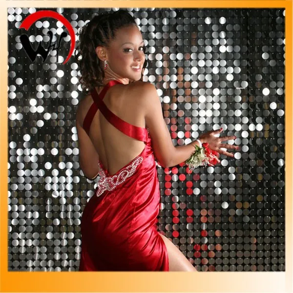 Mirror effect shiny sequin wall panel photo shoot backdrop Mirror effect shiny sequin wall panel photo shoot backdrop