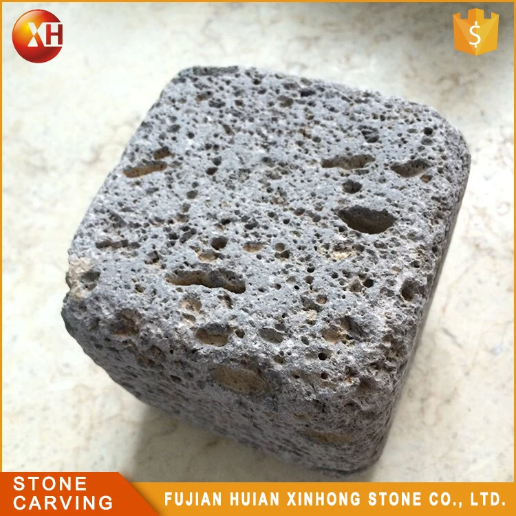 Better Building Material Grey Skid Resistance Solidified Crush Lava