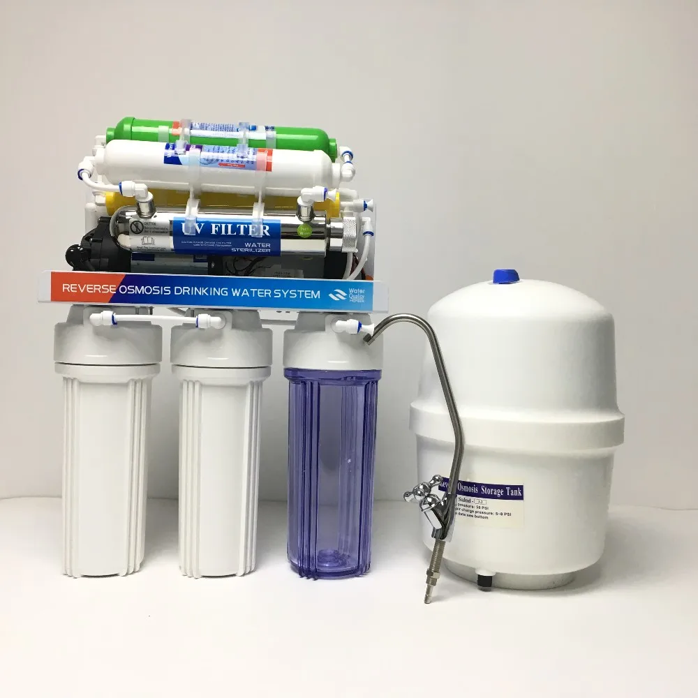 Domestic Ro Uv Water Purifier 8 Stage Alkaline Mineral Water Ionizer Machine 75 Gpd Ro Water