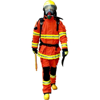 En469 Fireman Uniform Structure Fire Fighting Suit Turnout Gear - Buy ...