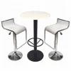 Steadily Self-Standing Heavy Weighted dining Table With Powder Coating Iron Bottoom