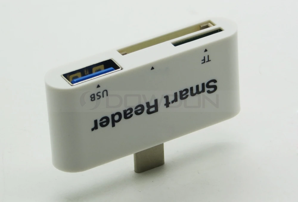3 IN 1 Type-C OTG Smart Card Reader for SmartPhone Tablet PC - ANKUX.COM