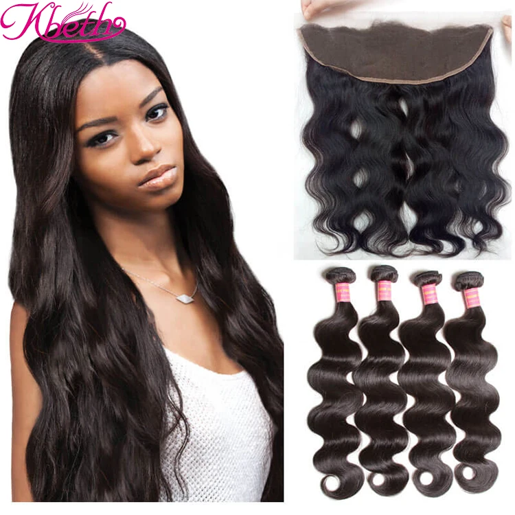 Brazilian Ocean Body Wave Hair Closure Piece,Blonde Brazilian Hair