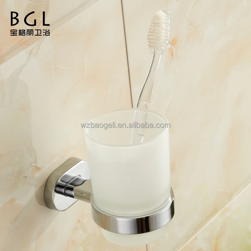 
hot sale No.21238 wholesale product modern design bathroom accessories set chrome tumbler Holder 