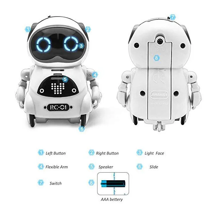 Mini Size Talking And Walking Robot Educational Toy Robot Style For