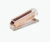 Acrylic & Gold Stapler, gold plated for office stationery