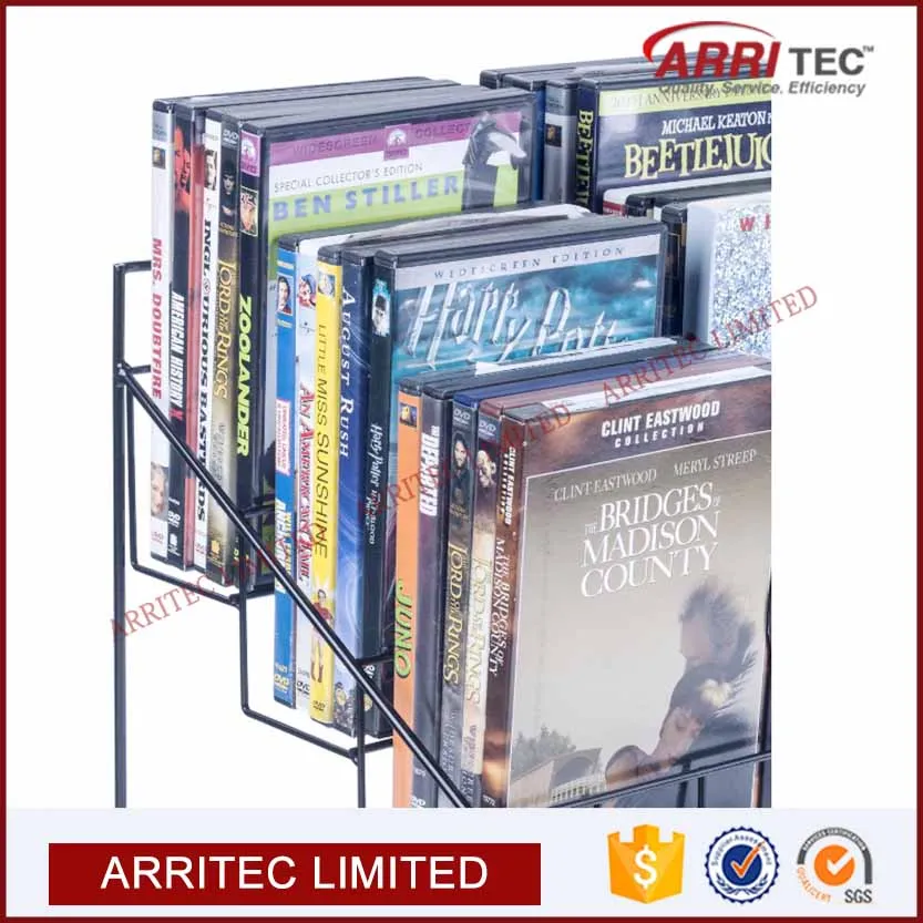 Tabletop Cd/dvd Metal Wire Display Rack Stand Buy Tabletop Cd/dvd
