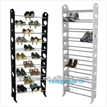 10 Tier 30 Pair Plastic Shoe Racks Tower Buy 30 Pair Plastic Shoe Rack Tower 2 Tier Wooden Shoe Rack 5 Tier Candy Bins Display Rack Product On Alibaba Com