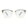 Newest half rim hand polished china gentleman optical acetate metal combination glasses frames