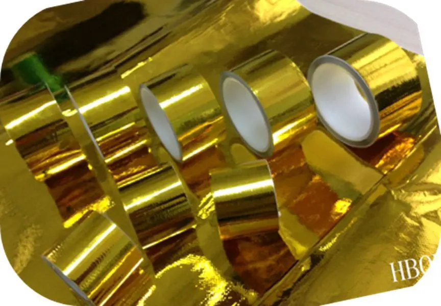 GoldHeat Reflective tape (polyimide film laminated aluminum foil,glass