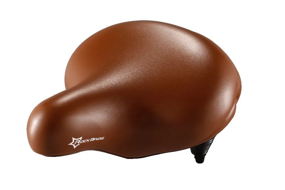 cream bike saddle