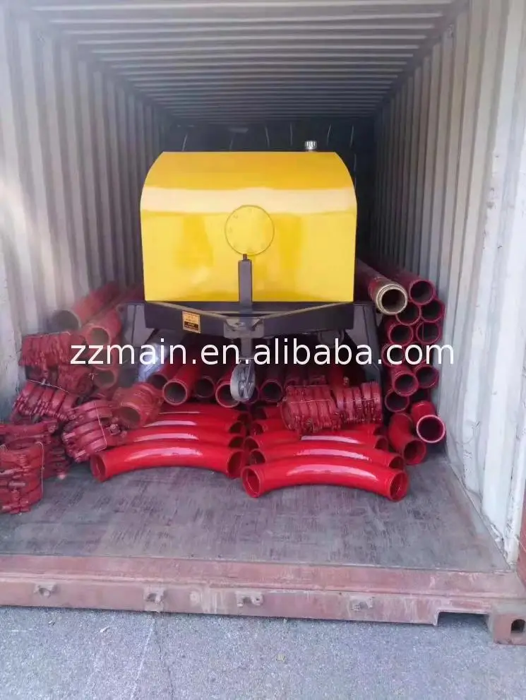 Used Second Hand 30m3 H 40m3 H 70m3 H Junjin Concrete Pump Spare