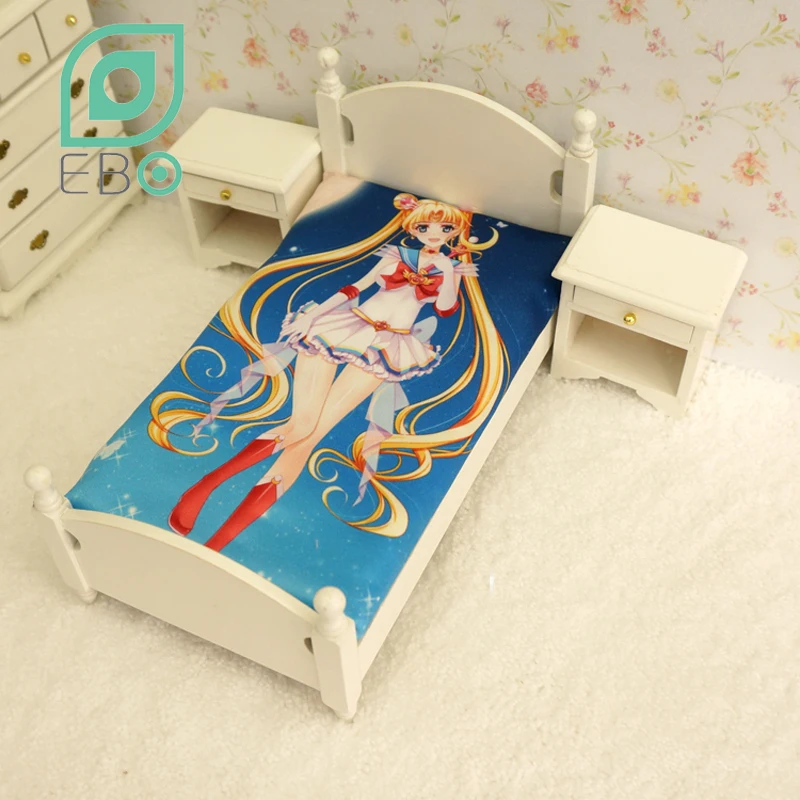 SMNVCKJ-Sailor Moon Bettwäsche,Bettbezug mit Sailor Moon Kissenbezug,3D Drucken,Für Erwachsene Und Kinder 135X200cm,14 