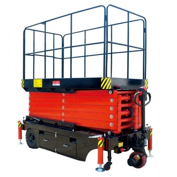 scissor lift mechanism stationary hydraulic car lift platform