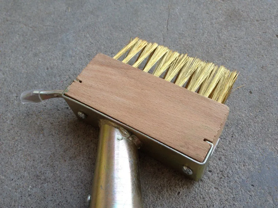 Garden Patio Weed Brush Tool Block Paving Brush With Scraper Tile Moss