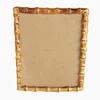 Antique real bamboo root picture frame photo frame