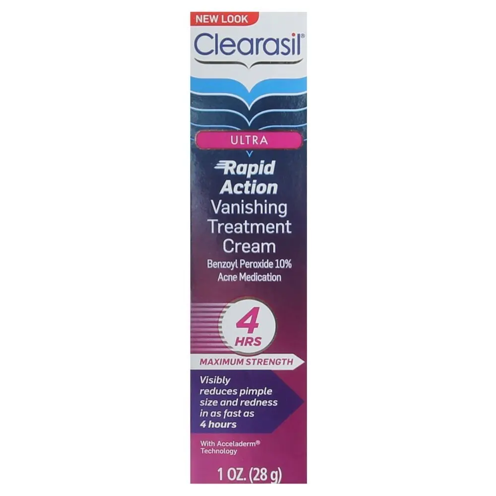 Clearasil Ultra Rapid Action Vanishing Treatment Cream, 1 oz. 