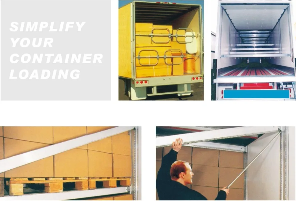 Aluminum Load Cargo Truck Logistics Cargo Restraint L Track 120" In