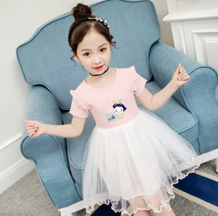 De Tul Niñas,Moda Coreana,Verano,2019 - Buy Vestido Para Niñas,Vestido Para Niñas,Diseños De Vestido Para Niñas Product on Alibaba.com
