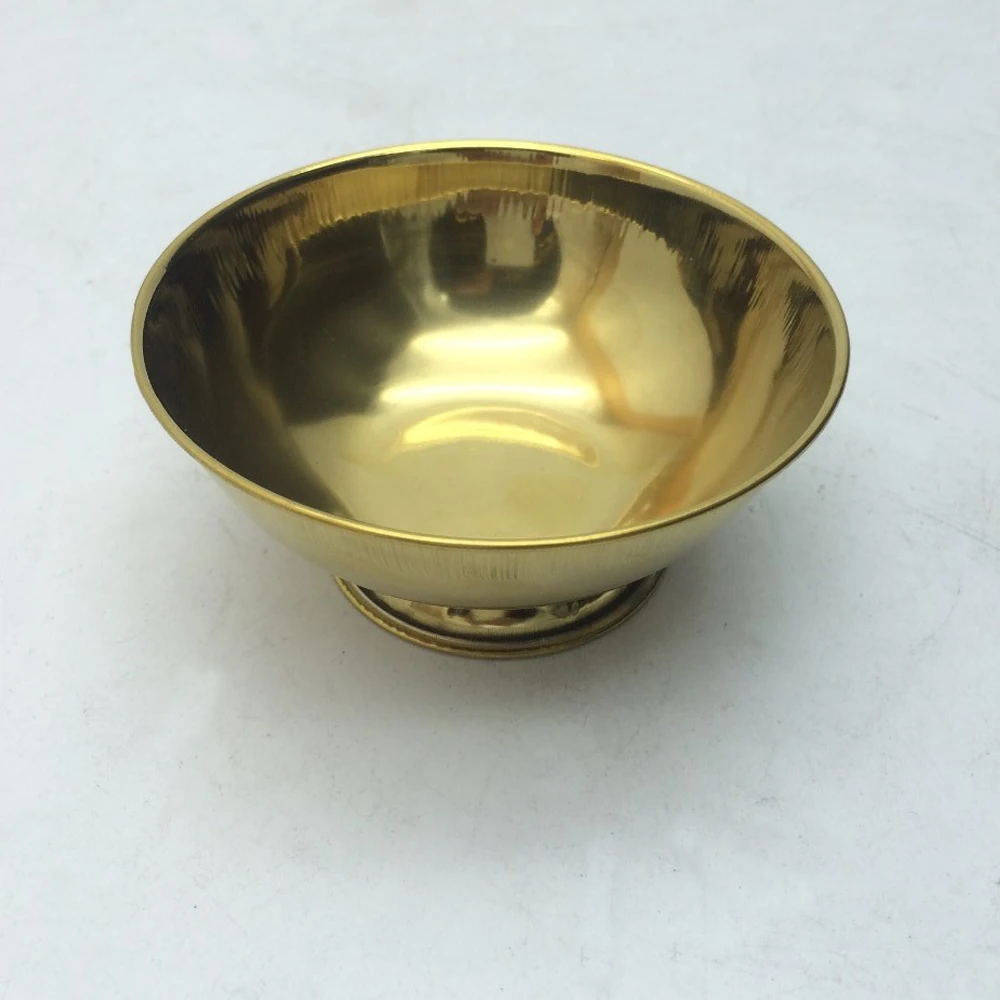 批发价格便宜的不锈钢黄金碗米饭碗