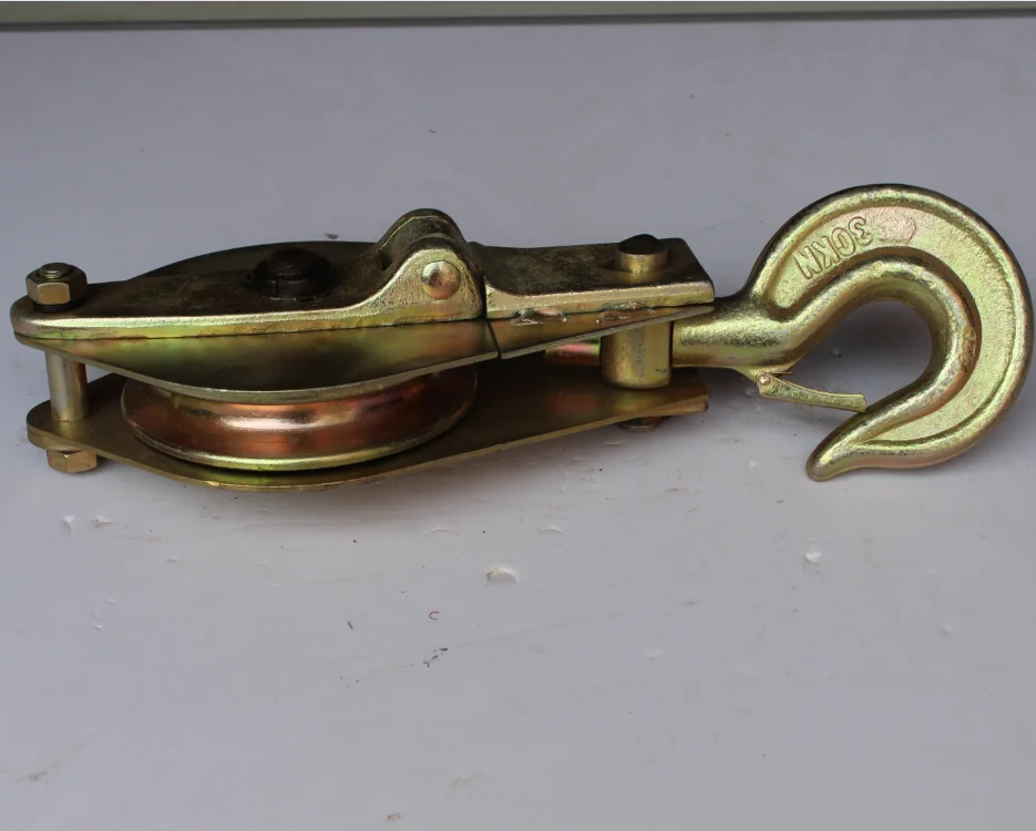 3t Single Wheel Wire Rope Pulley Block Hoisting Pulley Block With One