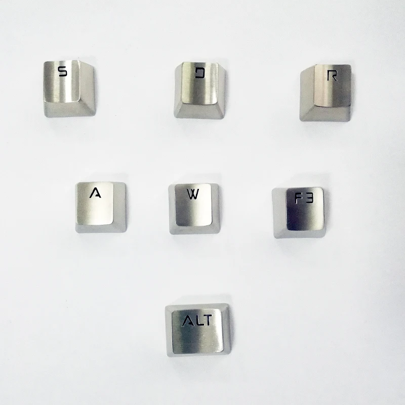 New Stainless Steel Keyboard Keys Parts MIM Metal Power Injection Molding Keycap Computer Accessories Factory