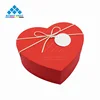 Lovely Red Paper Texture Surface Heart-shaped Chocolate Truffle Cookies Packaging Boxes