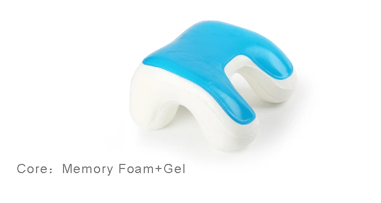 Custom Logo Personalized Orthopedic Office Nap Car Gel Neck Support Pillow Memory Foam Cooling Travel Pillow