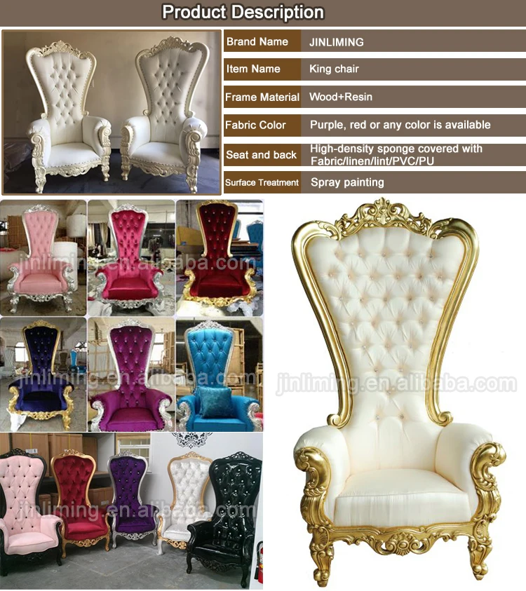 White Royal Wedding Throne Chairs For Party White Royal Wedding Throne Chairs For Party