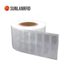 Free Sample 13.56MHz ISO14443A Paper Clear NFC Tag NTAG215 / NTAG216 / NTAG213 RFID Wet Inlay Label Sticker