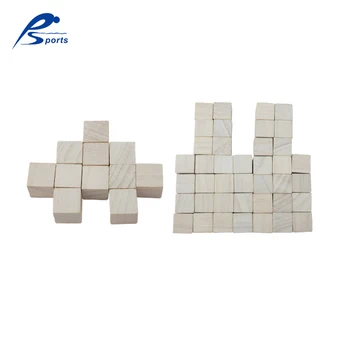 wooden counting cubes