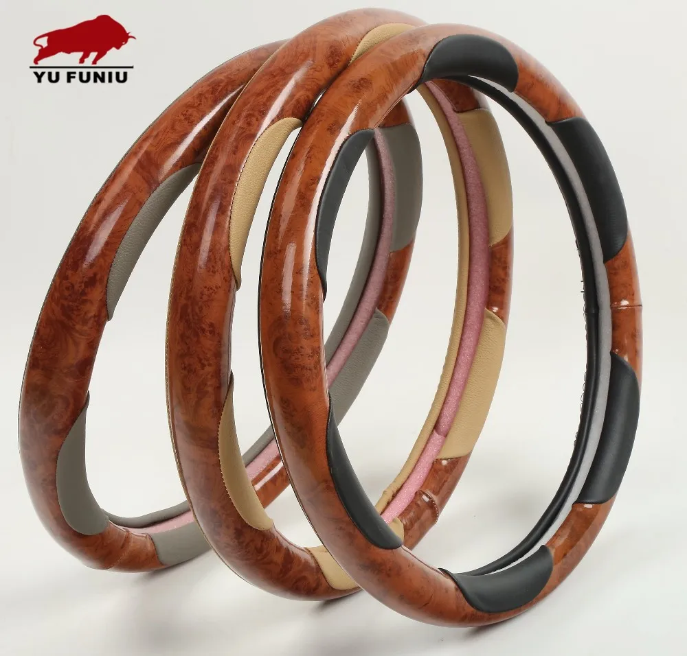 Wood Car Steering Wheel Cover For Inner Decoration Buy Wood Steering