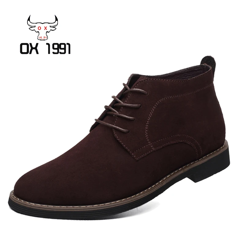 Plus Size 38 45 Warm Fur Men Winter Boots,Solid Casual