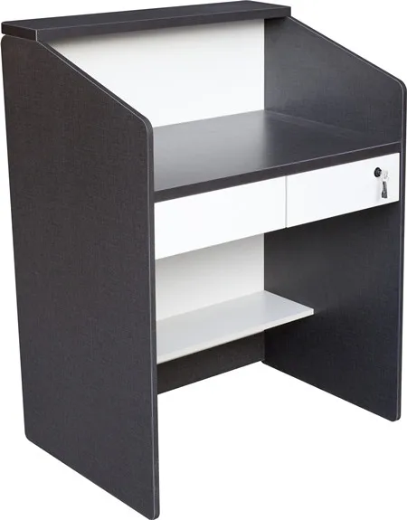 Small S Wood Cashier Counter Table Small S Wood Cashier Counter Table