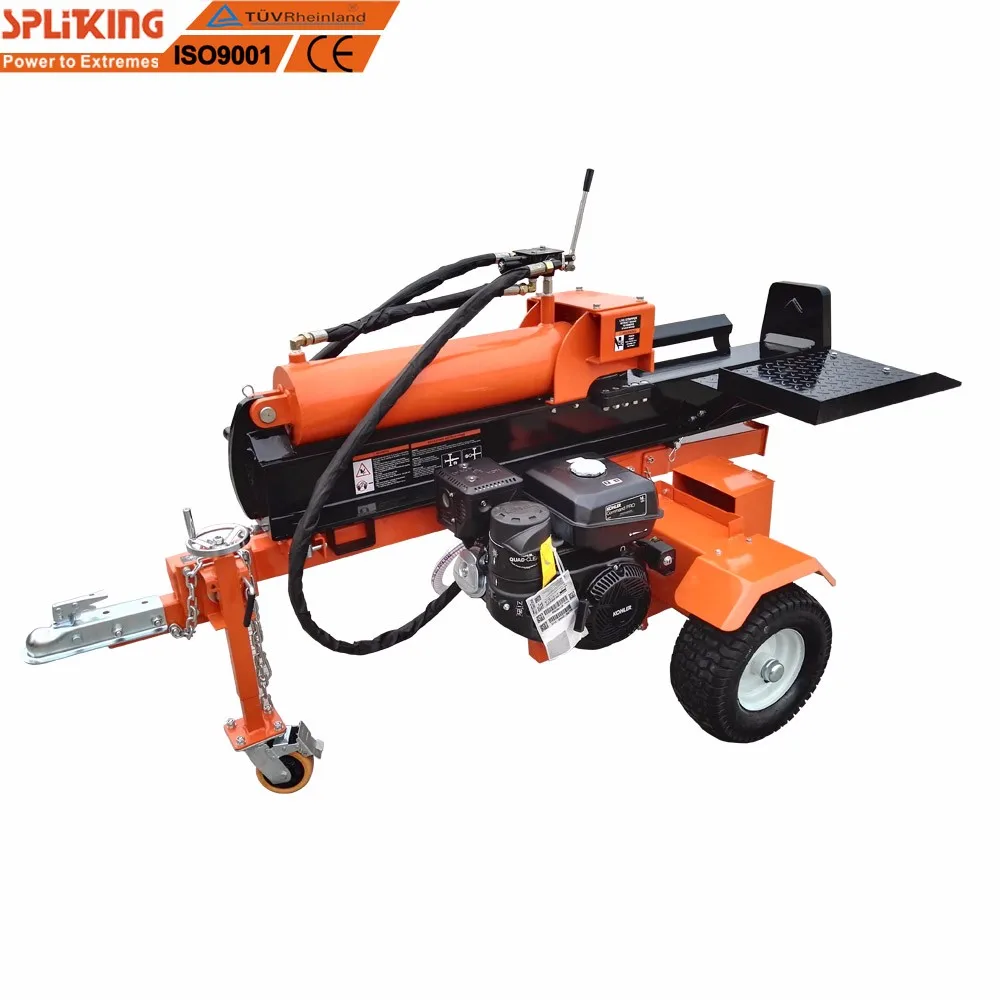 60 Ton Hydraulic Log Splitter Heavy Working Wet Wood Tough Firewood ...