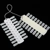 36Tips Double Side Color Chart With Chain Nail Art Display With Chain Nail Art Display Color Swatches