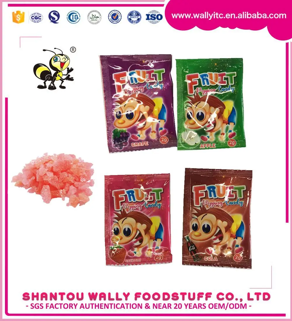 Strong China Manufacturer Magic Rock Sweet Halal Popping Candy - Buy ...