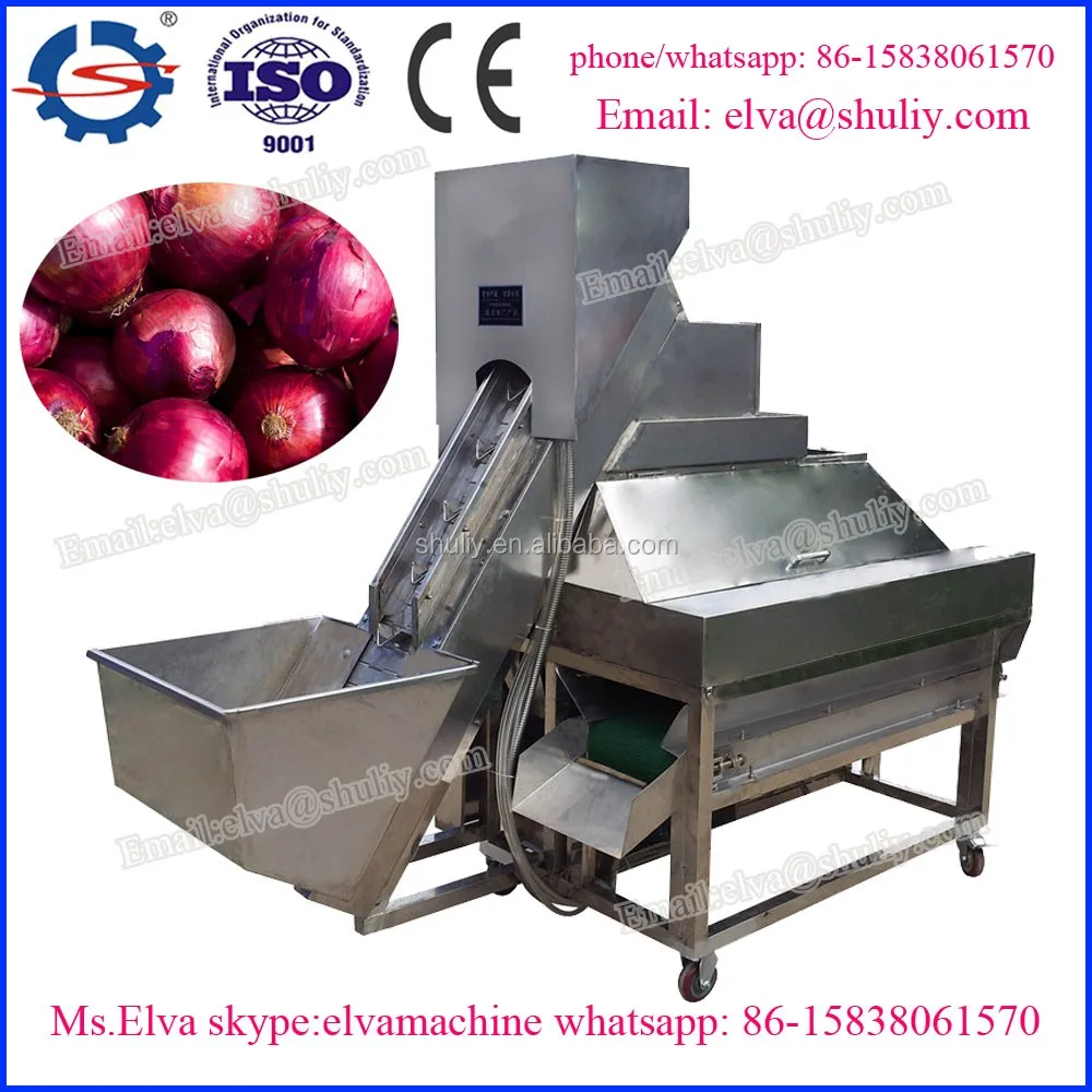 Factory Direct Sale Allium Cepa Peeling Machine Oignon Peeling Machine ...