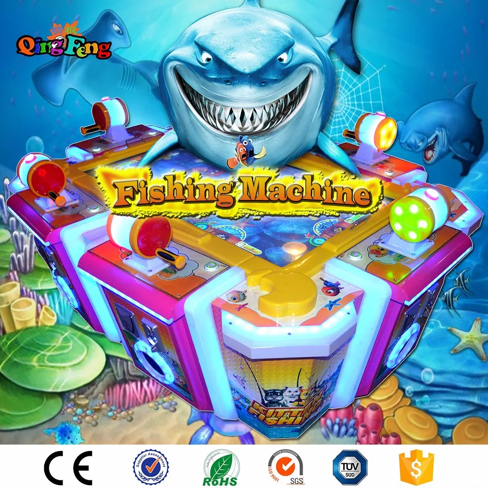 Qingfeng go fishing game machine  Indoor lottery video gambling machines for amusement game centers kitten fishing 