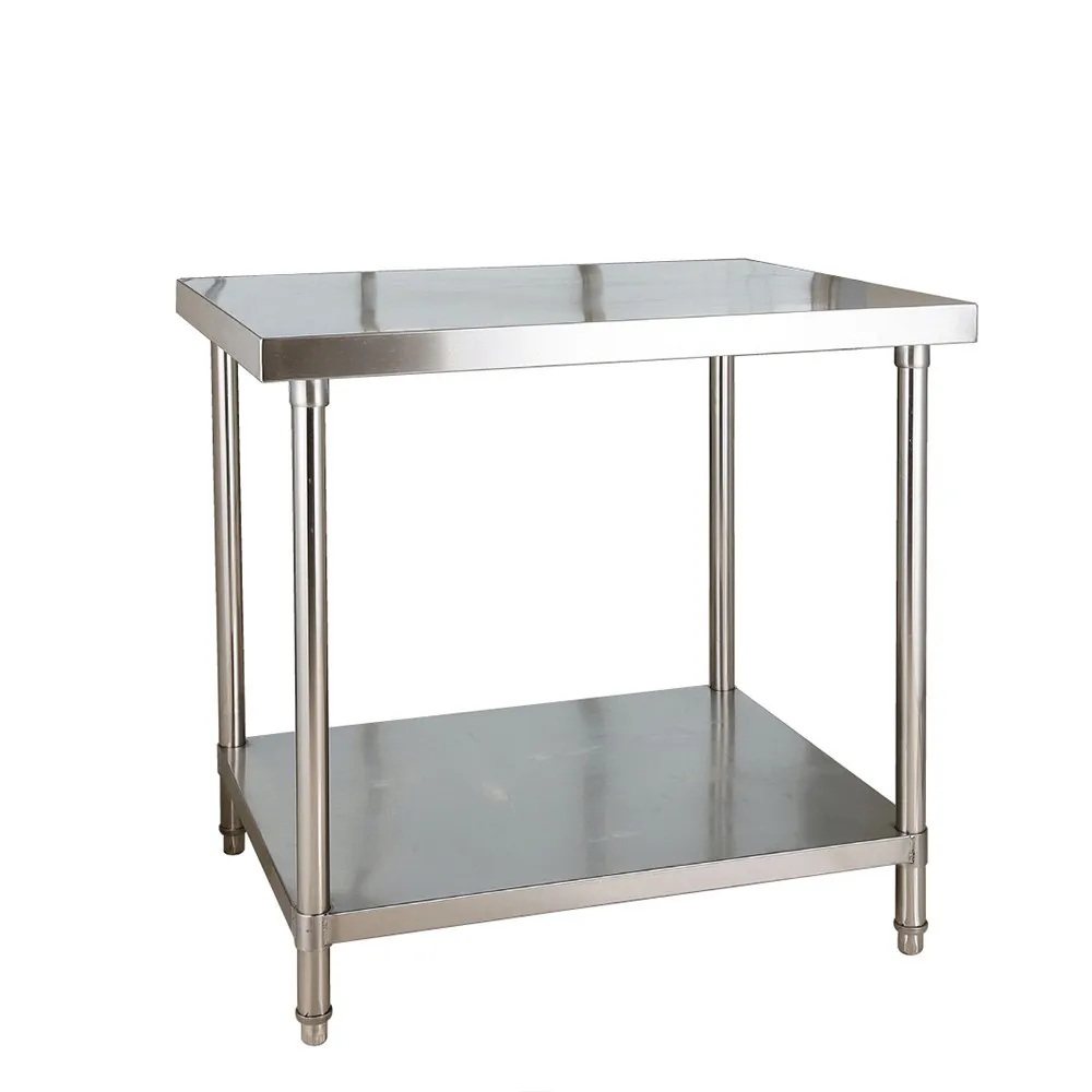 Commercial Inox Kitchen Work Table Stainless Steel Table For Industrial ...