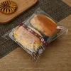 Custom printed transparent food grade self adhesive plastic bread / bakery packaging bag