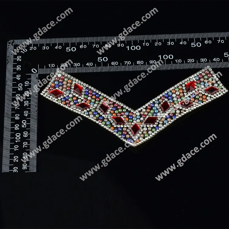 Hot selling shoes trimming, crystal shoes upper, crystal diamond shoes top for decoration