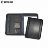 Modern presentation wholesale zippered custom logo a4 portfolio file folder