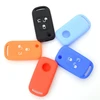 SCC002002 Top quality Silicone car key fob case cover Shell For ML C CL S SL SEL Flip Folding 3 buttons Remote protector