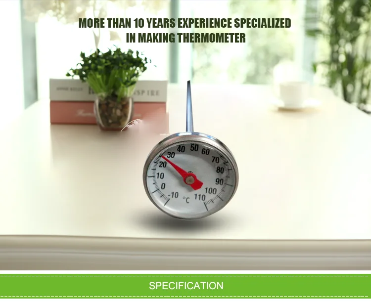 Metal Water Thermometer With Probe Sheath Buy Water Thermometer,Hot