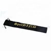 Custom-made black velvet pen pouches long fancy drawstring gift bags