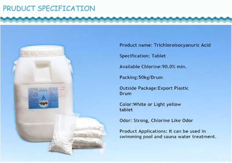 50% 90% chlorine content disinfectant msds disinfectant cyanuric acid swimming pool chemicals water treatment